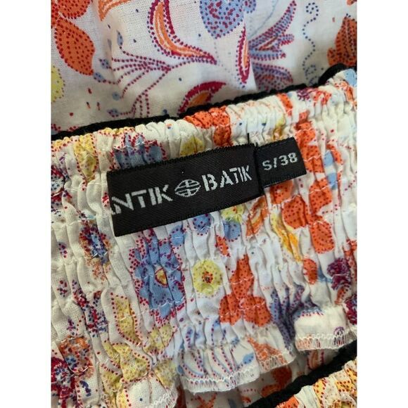 Antik Batik Samsa Embroidered Sundress Pink, White Size S - Picture 9 of 12